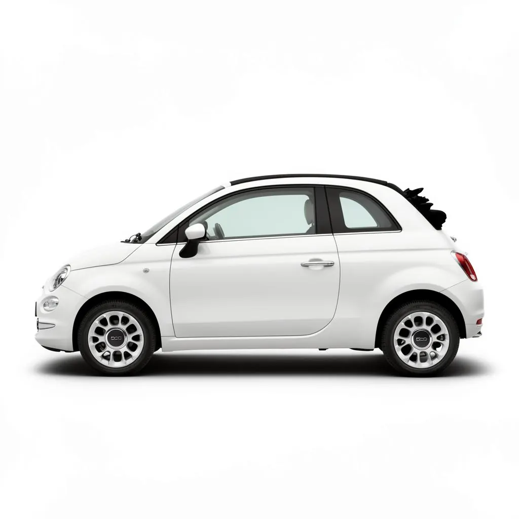 Fiat 500 Cabrio rental in Mykonos — Drive Easy